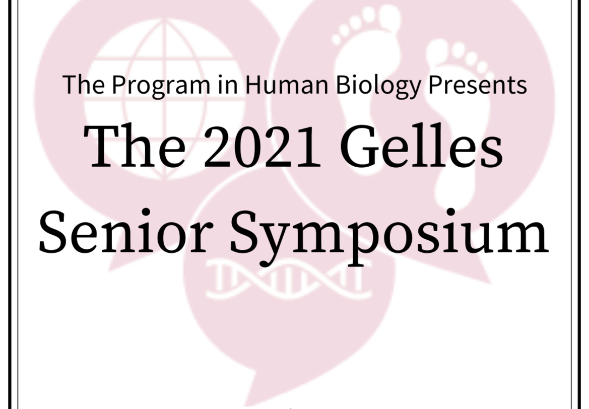 Logo for the 2021 Gelles Senior Symposium
