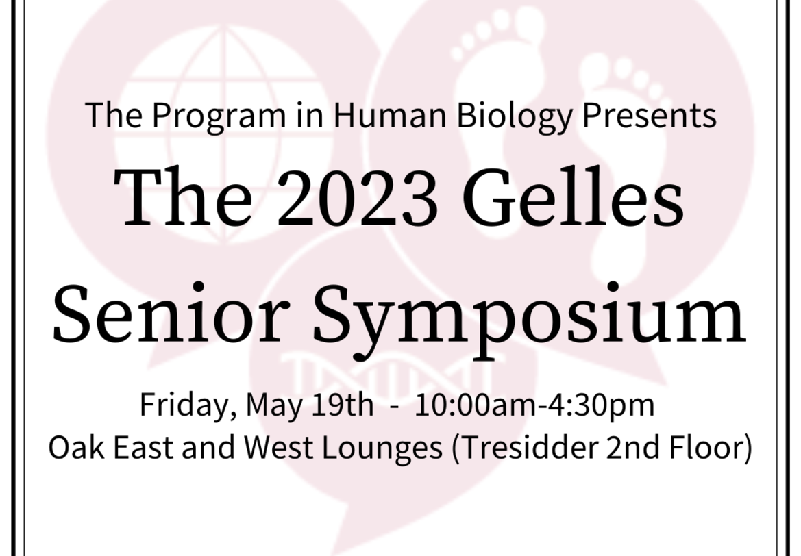 2023 Gelles Symposium event flyer